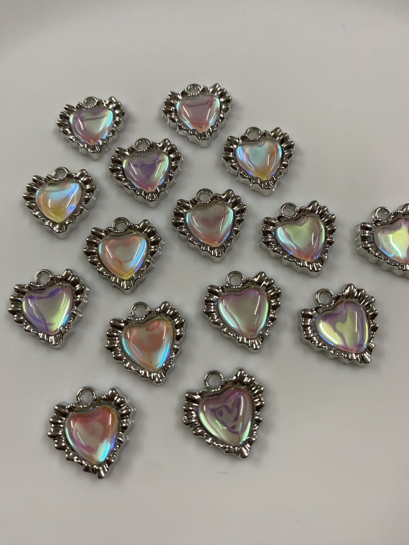 Heart Rainbow Coquette Charms – RVN JEWELS